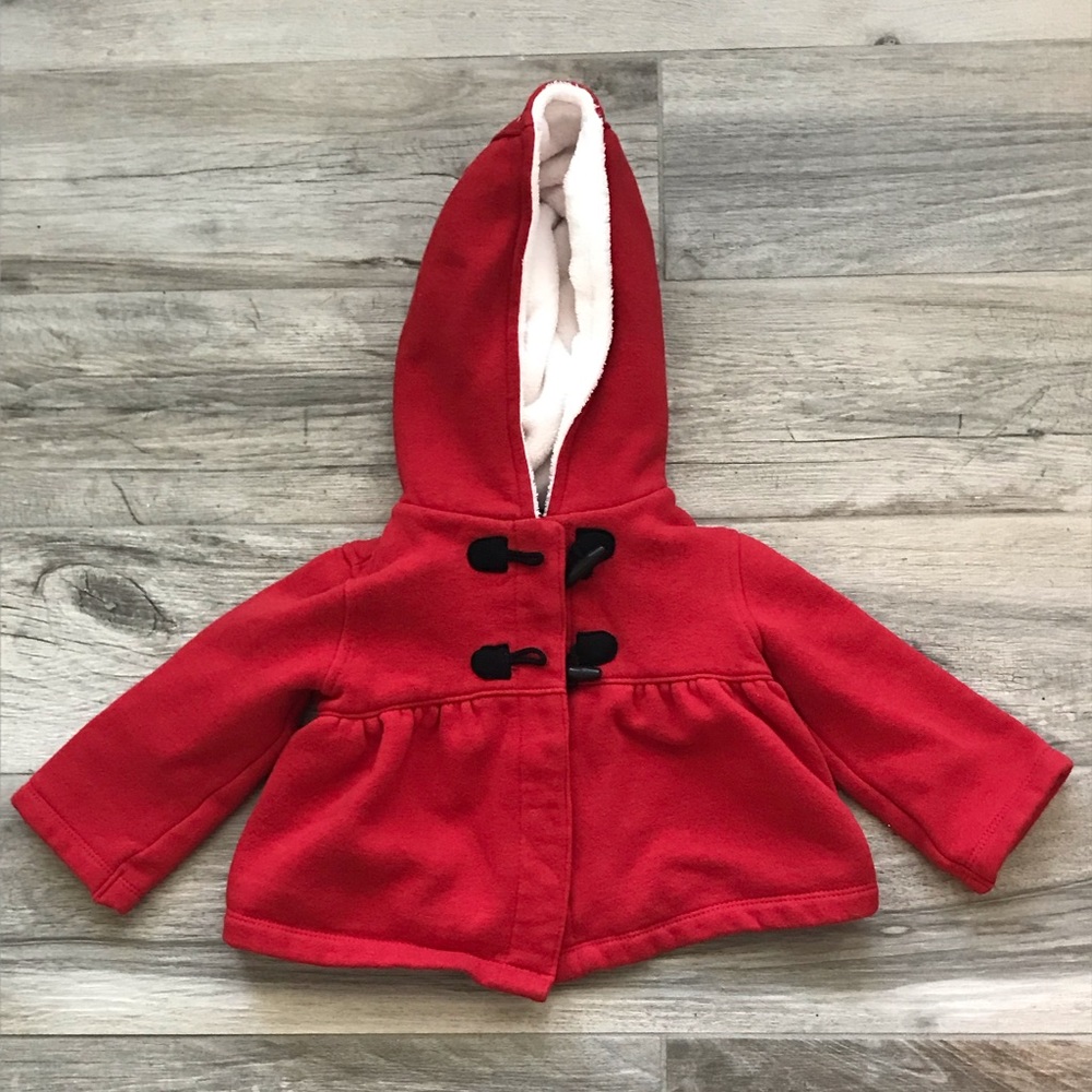 Carter’s Red Toggle baby coat